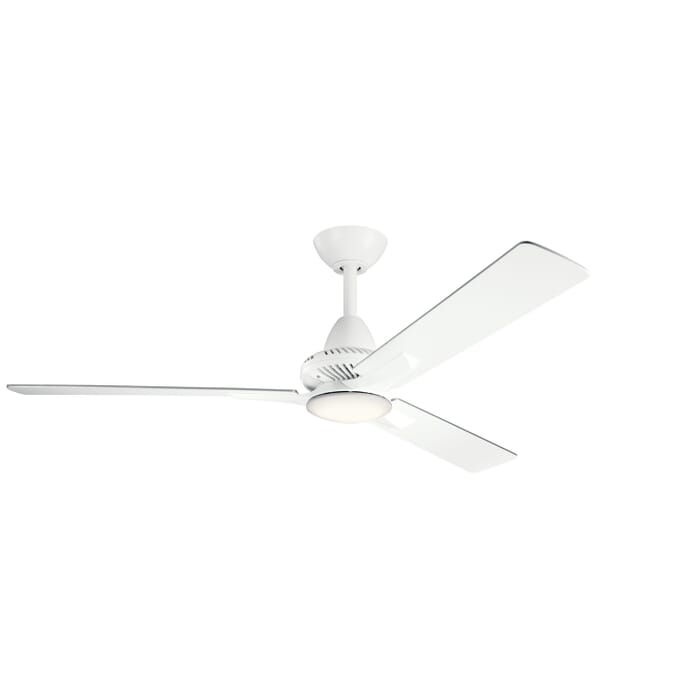 Kosmus 1-Light 52" Ceiling Fan in Matte White Kosmus 1-Light 52" Ceiling Fan in Matte White