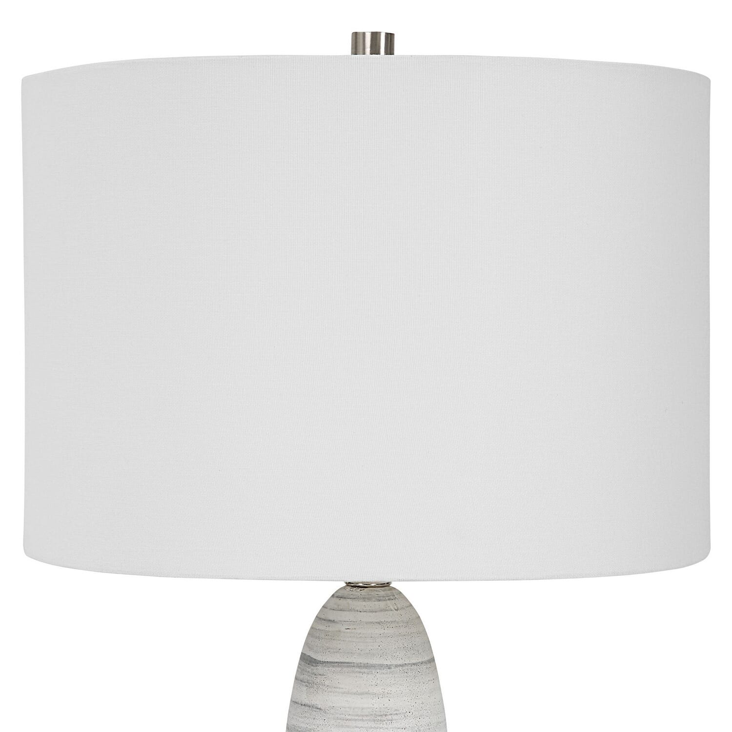 Levadia 1-Light Table Lamp in Brushed Nickel