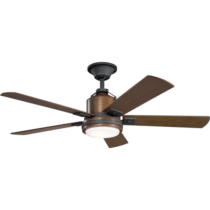 Kichler Lighting Colerne 52" Indoor Ceiling Fan in Distressed Black Kichler Lighting Colerne 52" Indoor Ceiling Fan in Distressed Black