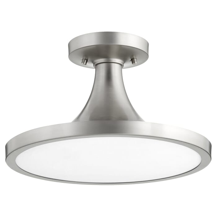 Quorum Bugle 15" Ceiling Light in Satin Nickel Quorum Bugle 15" Ceiling Light in Satin Nickel