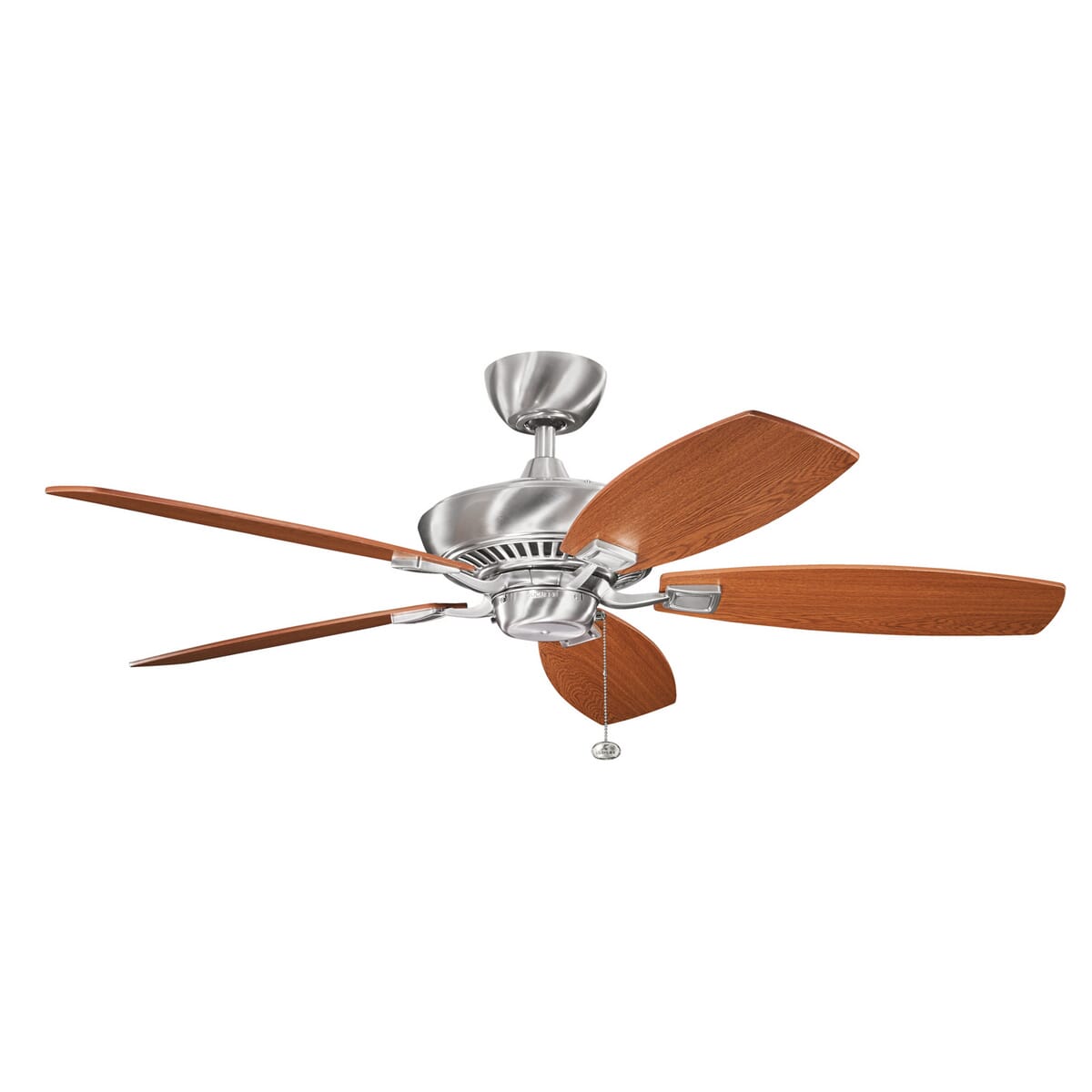 Canfield 52" Ceiling Fan in Brushed Stainless Steel