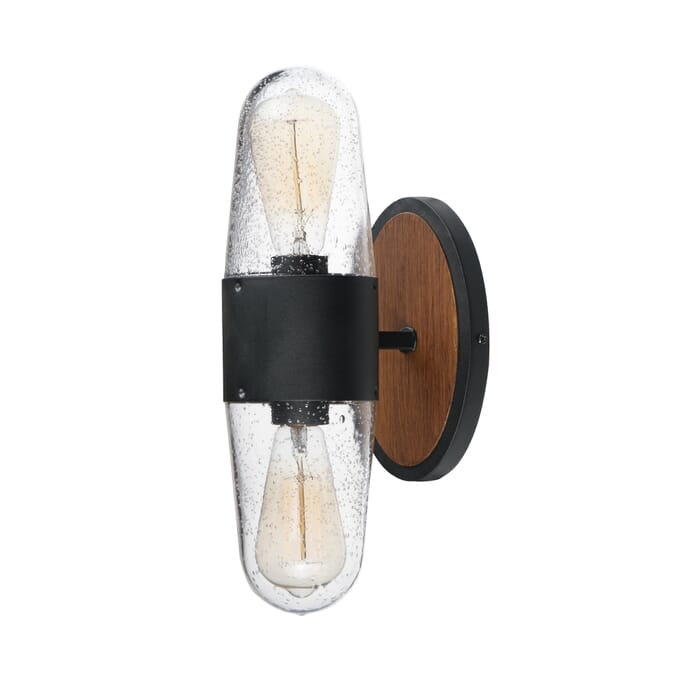 Maxim Lighting Lido 15" 2-Light Outdoor Wall Lantern in Antique Pecan/Black Maxim Lighting Lido 15" 2-Light Outdoor Wall Lantern in Antique Pecan/Black