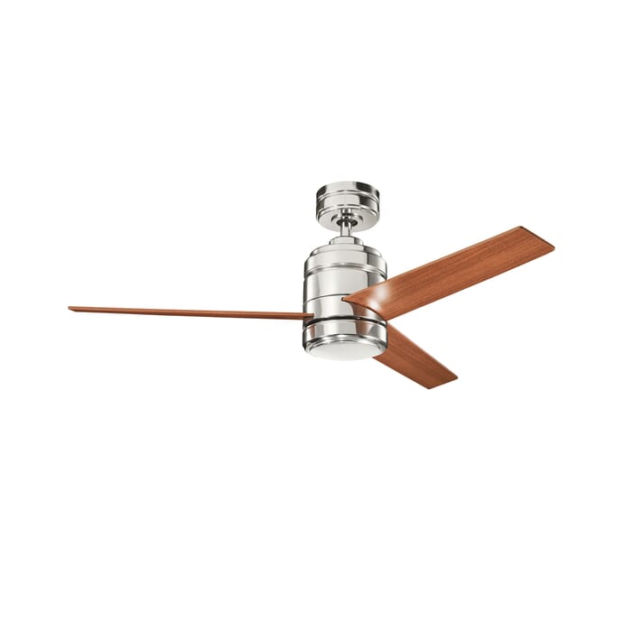 Kichler Lighting Arkwright Ceiling Fan in Polished Nickel Finish Kichler Lighting Arkwright Ceiling Fan in Polished Nickel Finish