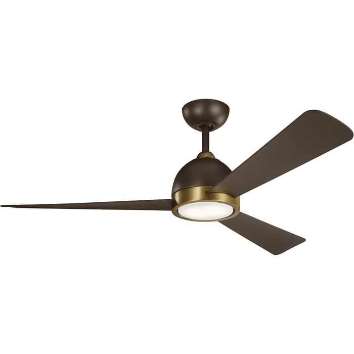 Kichler Lighting Incus 56" Indoor Ceiling Fan in Satin Natural Bronze Kichler Lighting Incus 56" Indoor Ceiling Fan in Satin Natural Bronze