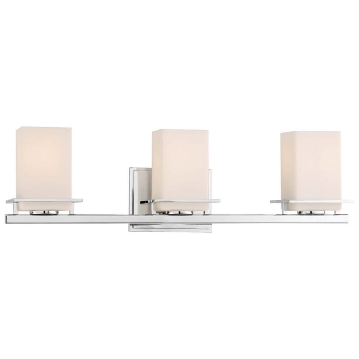 Minka Lavery Tournee 3-Light 24" Bathroom Vanity Light in Chrome Minka Lavery Tournee 3-Light 24" Bathroom Vanity Light in Chrome