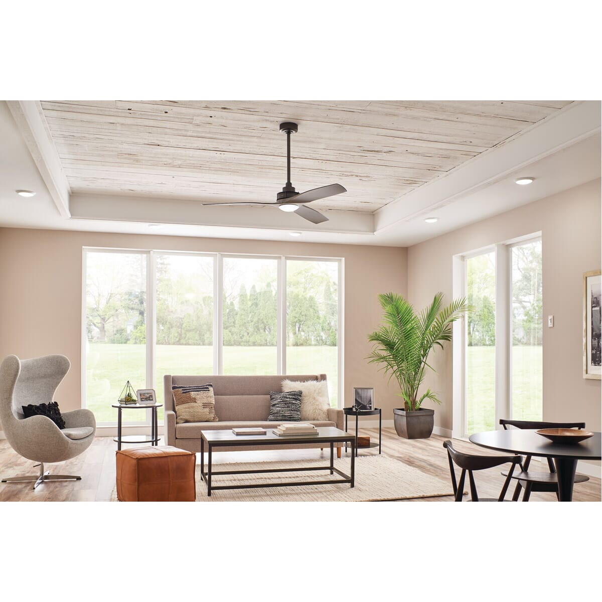 Kichler Lighting Ried 56" Indoor Ceiling Fan in Anvil Iron