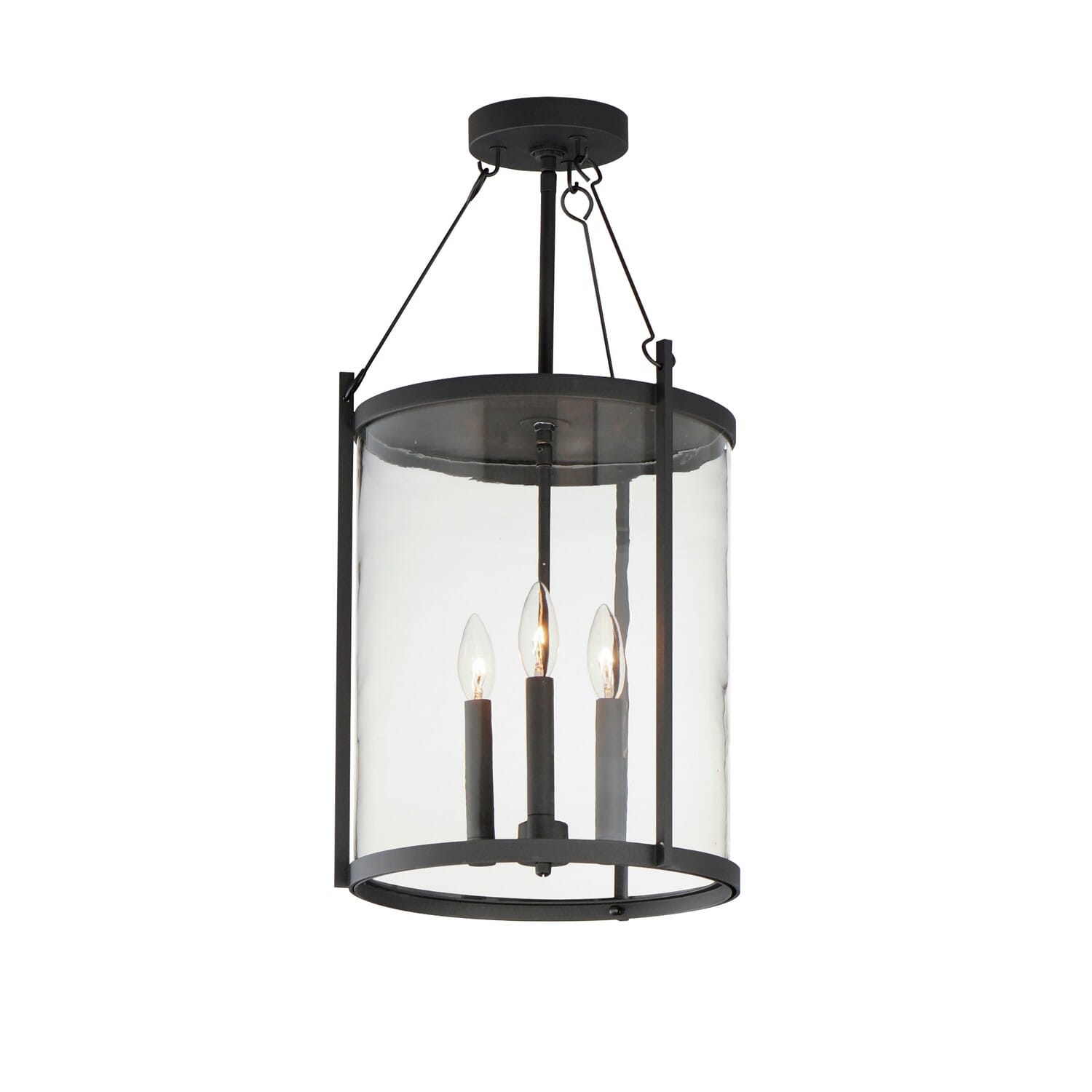 Belfry 3-Light Pendant in Black