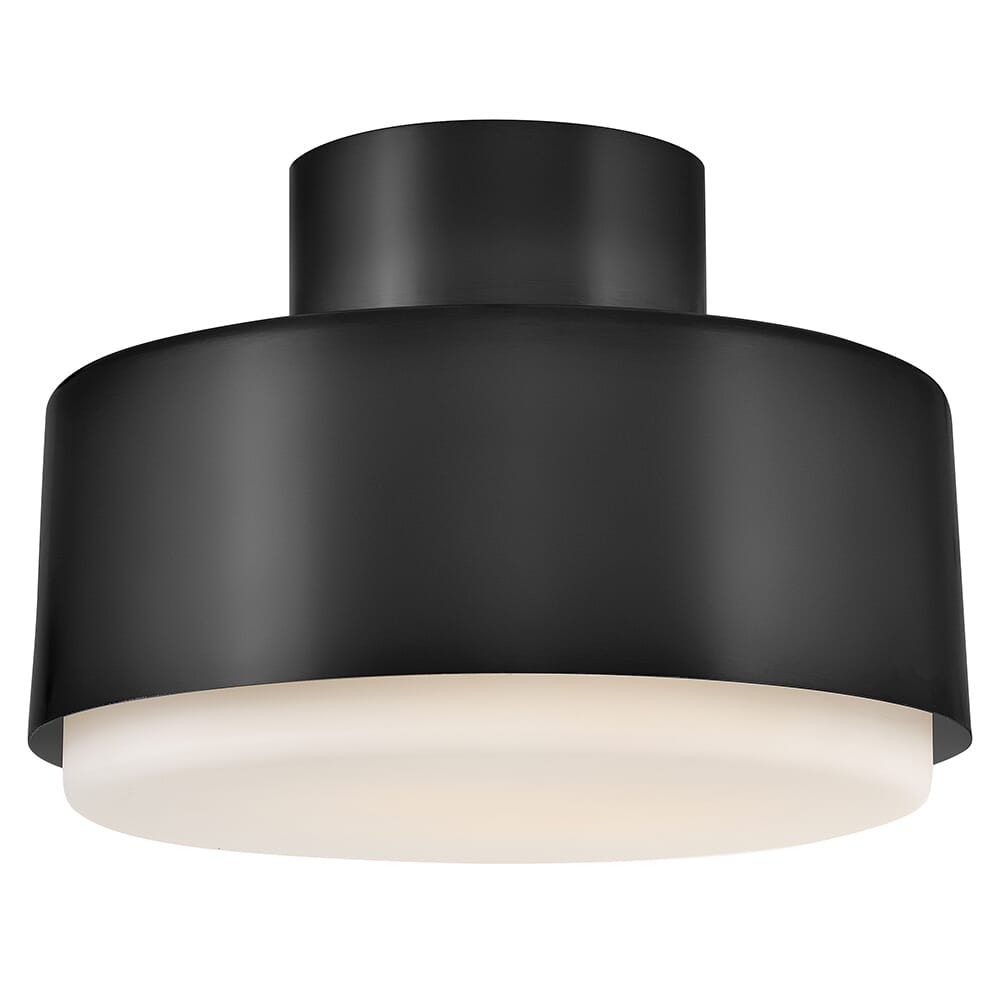Black LED Semi-Flush Mount from the Cedric Collection