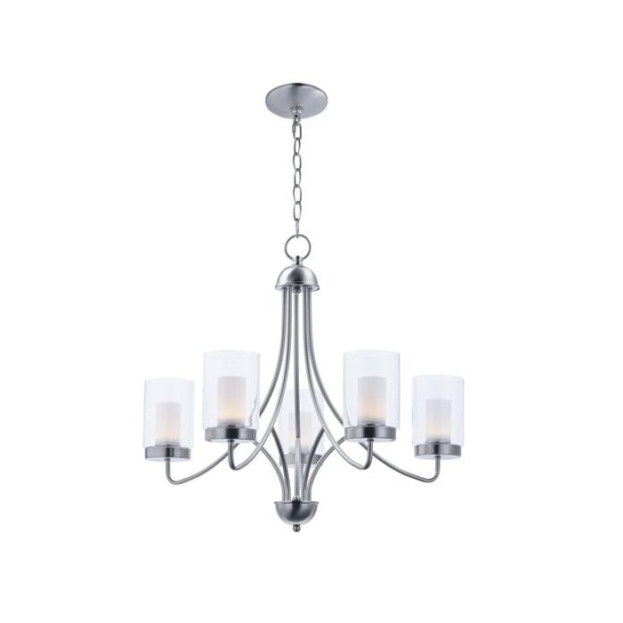 Maxim Lighting Mod 5-Light 5-Light Chandelier in Satin Nickel Maxim Lighting Mod 5-Light 5-Light Chandelier in Satin Nickel