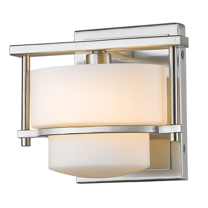 Z-Lite Porter 1-Light Wall Sconce In Brushed Nickel Z-Lite Porter 1-Light Wall Sconce In Brushed Nickel