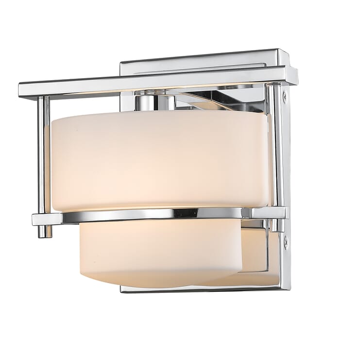Z-Lite Porter 1-Light Wall Sconce In Chrome Z-Lite Porter 1-Light Wall Sconce In Chrome