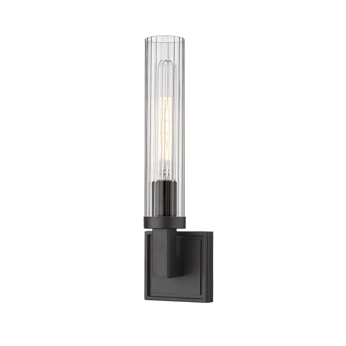Z-Lite Beau 1-Light Wall Sconce In Bronze Z-Lite Beau 1-Light Wall Sconce In Bronze