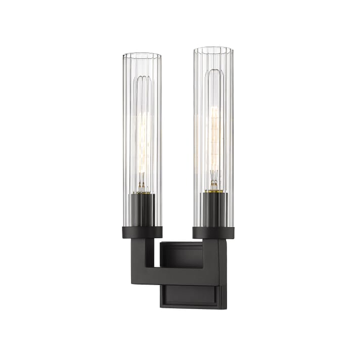 Z-Lite Beau 2-Light Wall Sconce In Bronze Z-Lite Beau 2-Light Wall Sconce In Bronze