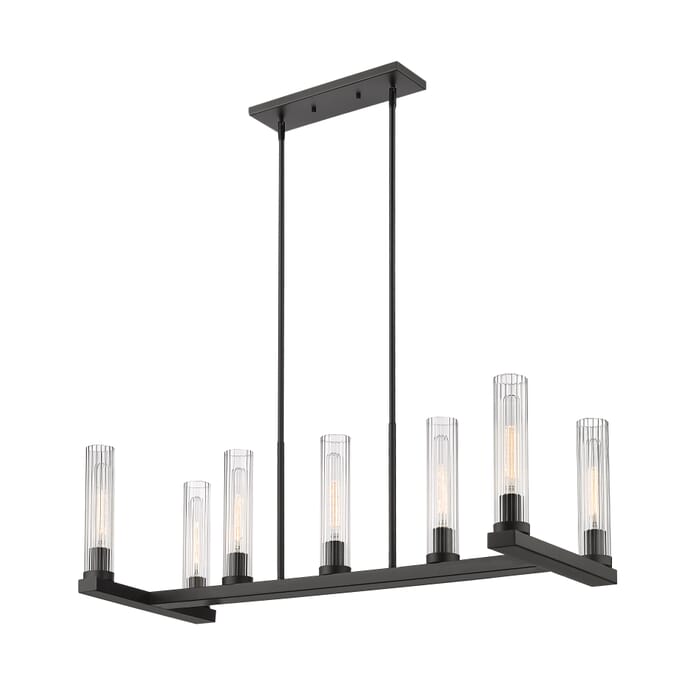 Z-Lite Beau 7-Light Chandelier In Bronze Z-Lite Beau 7-Light Chandelier In Bronze