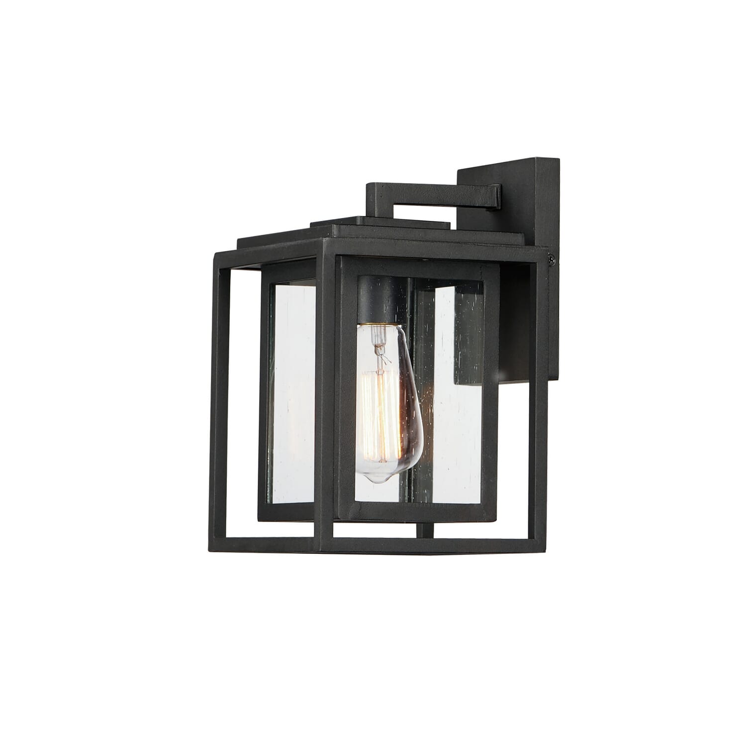 Cabana 1-Light Outdoor Wall Sconce in Black