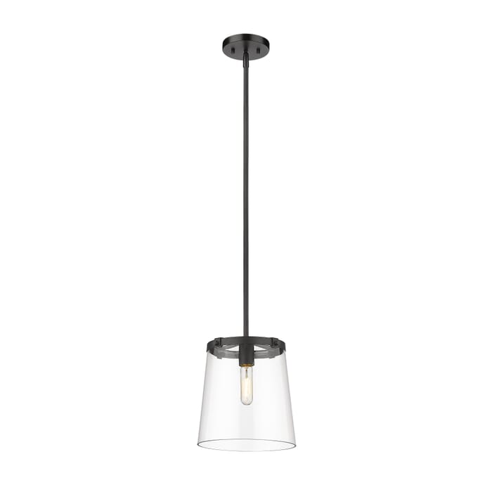 Z-Lite Callista 1-Light Pendant Light In Matte Black Z-Lite Callista 1-Light Pendant Light In Matte Black
