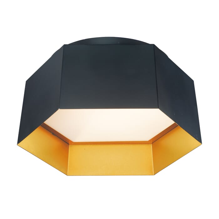Maxim Honeycomb Ceiling Light in Black and Gold Maxim Honeycomb Ceiling Light in Black and Gold