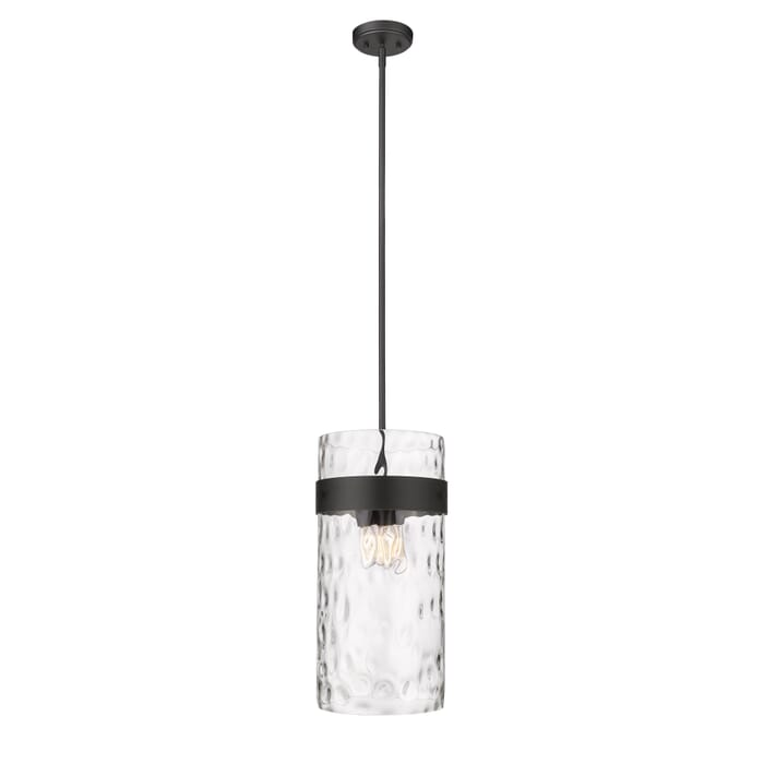 Z-Lite Fontaine 4-Light Pendant Light In Matte Black Z-Lite Fontaine 4-Light Pendant Light In Matte Black