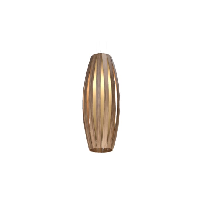 Barrel 1-Light Pendant in American Walnut Barrel 1-Light Pendant in American Walnut