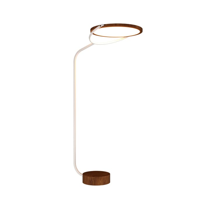 Naia LED Floor Lamp in Imbuia Naia LED Floor Lamp in Imbuia