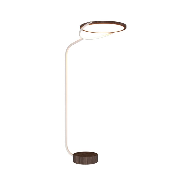 Naia LED Floor Lamp in American Walnut Naia LED Floor Lamp in American Walnut