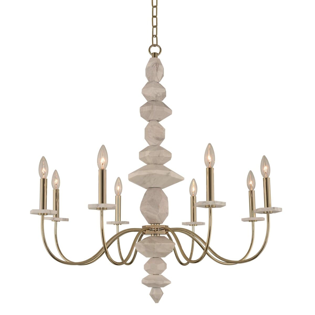 Deryn 5-Light Rustic Chandelier in Distressed Antique Gray