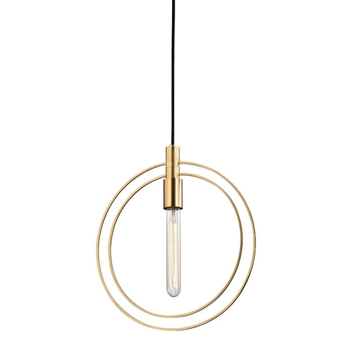 Hudson Valley Masonville 15" Pendant Light in Aged Brass Hudson Valley Masonville 15" Pendant Light in Aged Brass