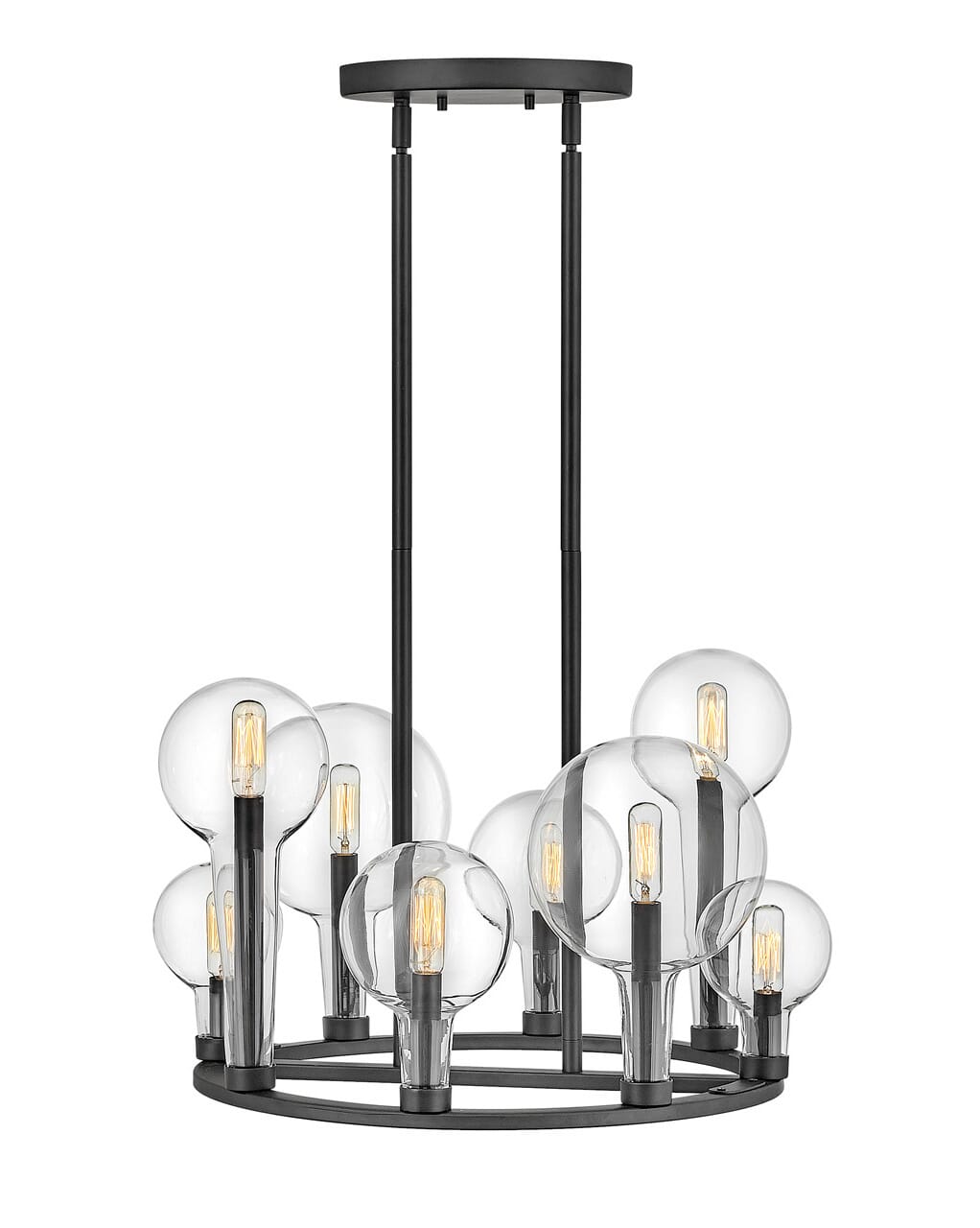 Alchemy 8-Light Pendant In Black