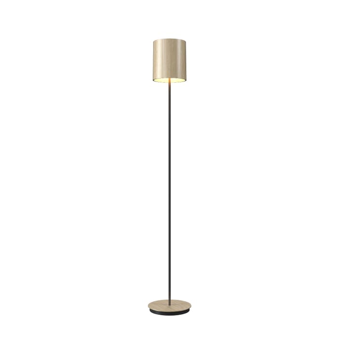 Cylindrical 1-Light Floor Lamp in Sand Cylindrical 1-Light Floor Lamp in Sand