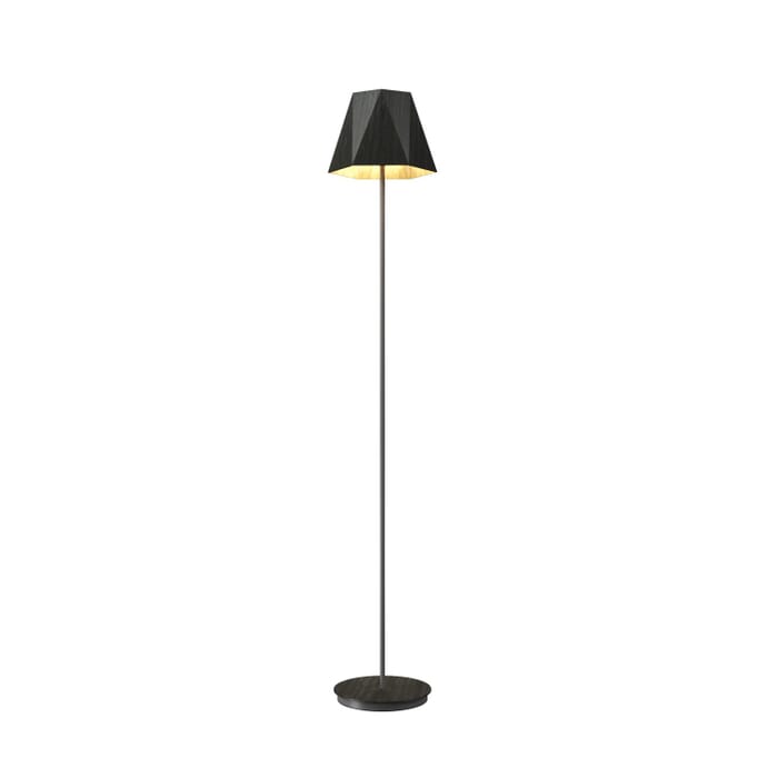 Facet 1-Light Floor Lamp in Charcoal Facet 1-Light Floor Lamp in Charcoal