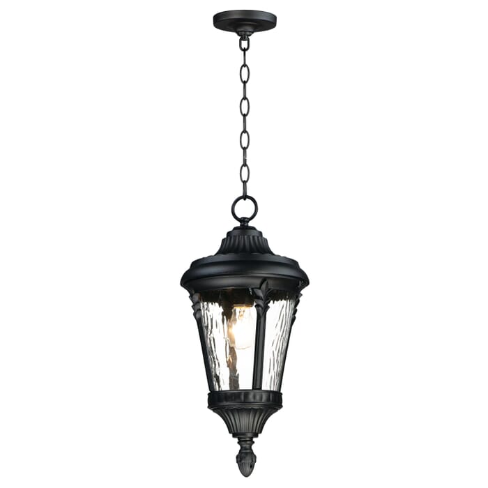 Maxim Lighting Sentry 19.75" 1-Light Outdoor Pendant in Black Maxim Lighting Sentry 19.75" 1-Light Outdoor Pendant in Black