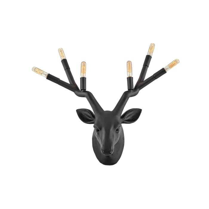 Hinkley Stag 6-Light Wall Sconce in Black Hinkley Stag 6-Light Wall Sconce in Black