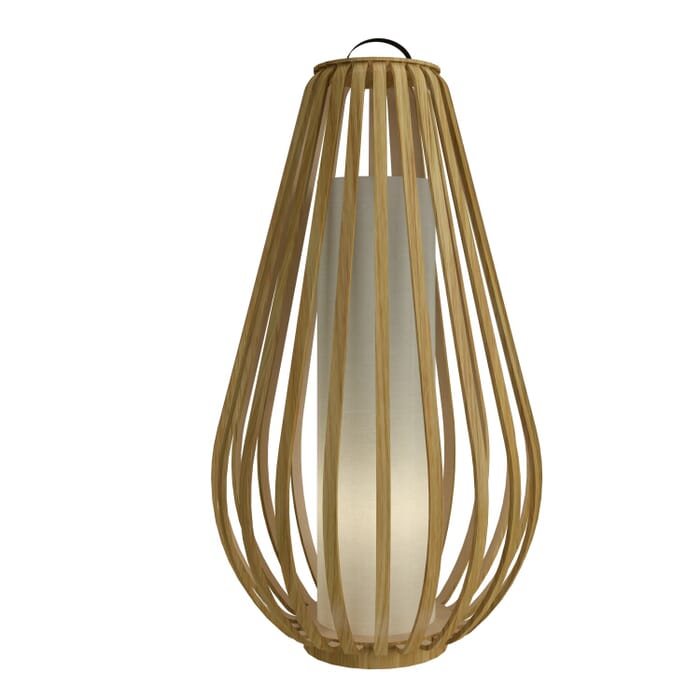Balloon 1-Light Floor Lamp in Louro Freijo Balloon 1-Light Floor Lamp in Louro Freijo