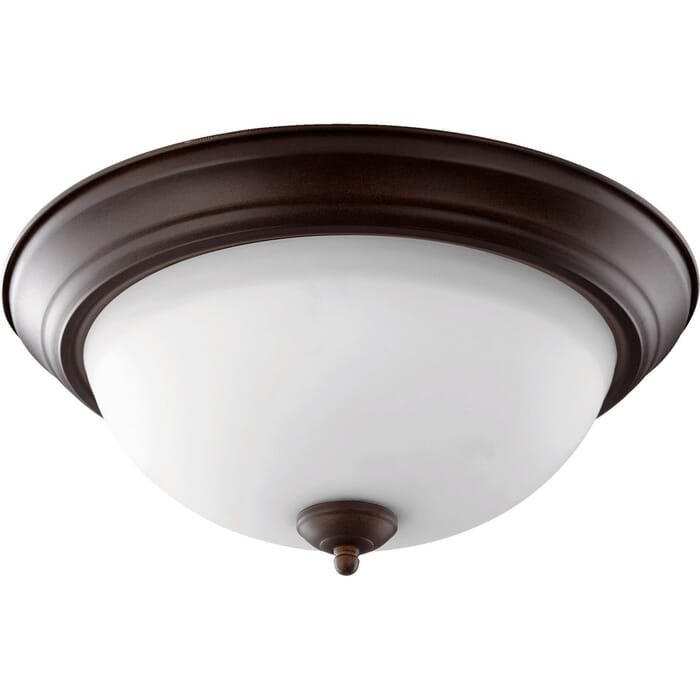 Quorum Home 3-Light Ceiling Light in Oiled Bronze Quorum Home 3-Light Ceiling Light in Oiled Bronze