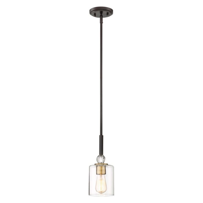 Minka Lavery Studio 5 Pendant Light in Painted Bronze with Natural Brush Minka Lavery Studio 5 Pendant Light in Painted Bronze with Natural Brush