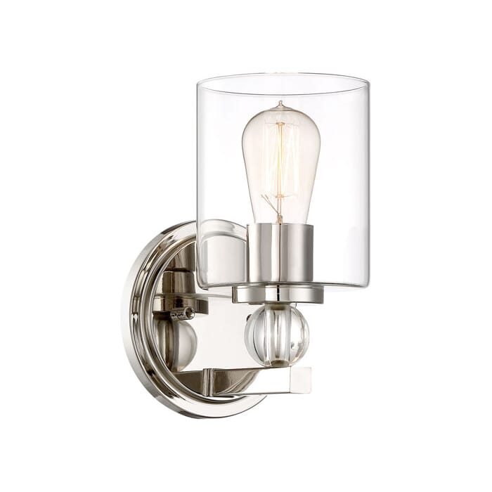 Minka Lavery Studio 5 Bathroom Vanity Light in Polished Nickel Minka Lavery Studio 5 Bathroom Vanity Light in Polished Nickel