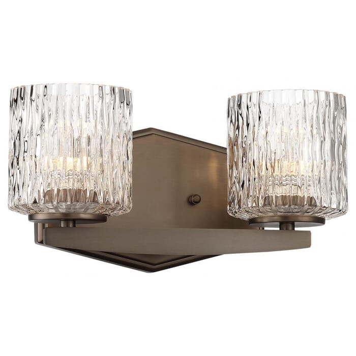 Minka Lavery Maginot Led 2-Light 12" Bathroom Vanity Light in Harvard Court Bronze -Plated Minka Lavery Maginot Led 2-Light 12" Bathroom Vanity Light in Harvard Court Bronze -Plated
