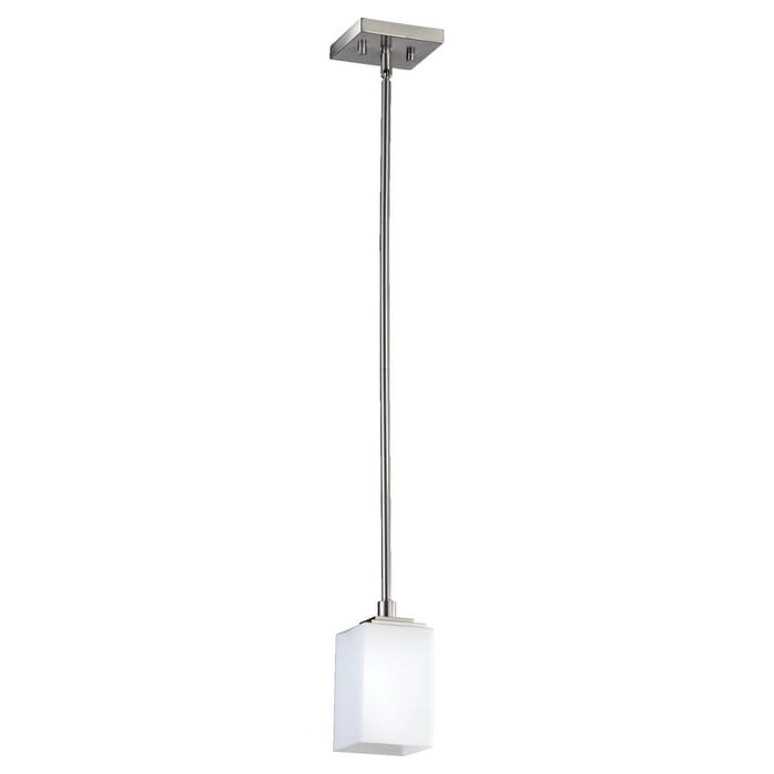 Quorum Delta 4" Pendant Light in Satin Nickel Quorum Delta 4" Pendant Light in Satin Nickel