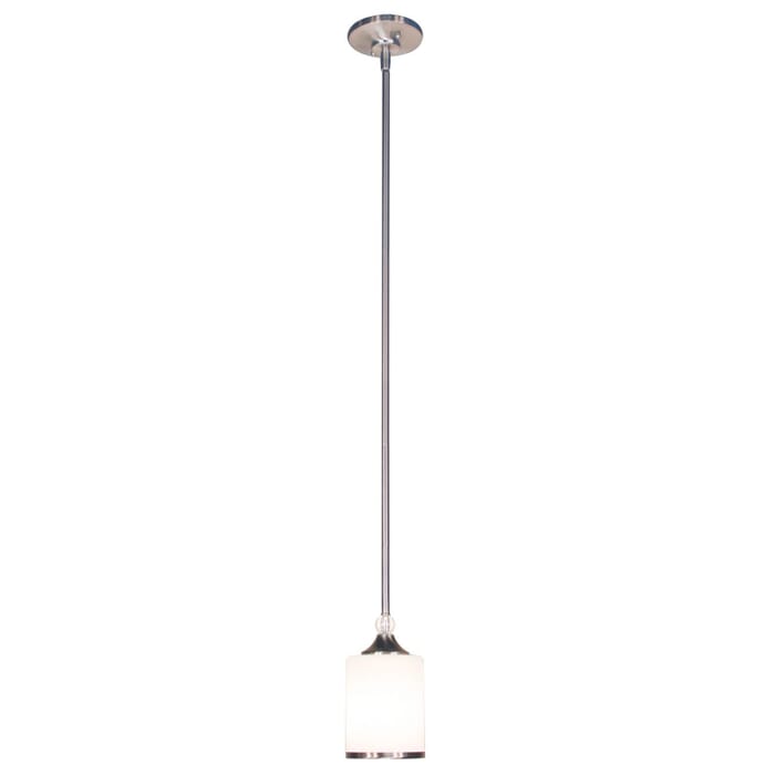 Z-Lite Cosmopolitan 1-Light Mini Pendant Light In Brushed Nickel Z-Lite Cosmopolitan 1-Light Mini Pendant Light In Brushed Nickel