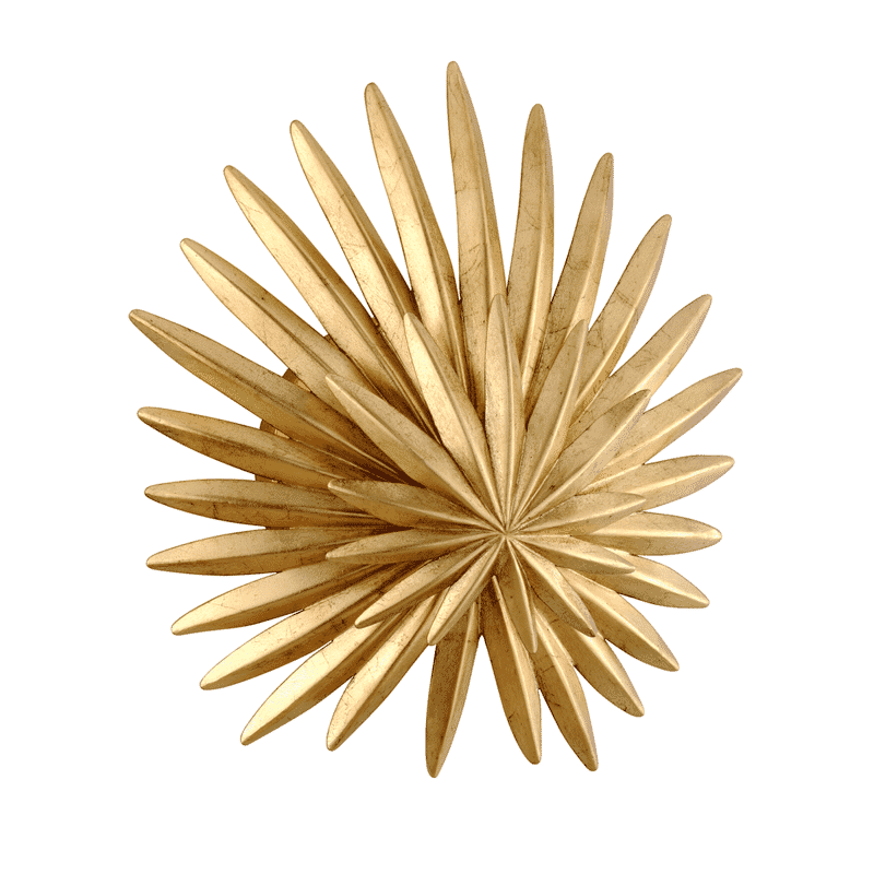 Corbett Savvy Wall Sconce in Vintage Gold Leaf - 309-11