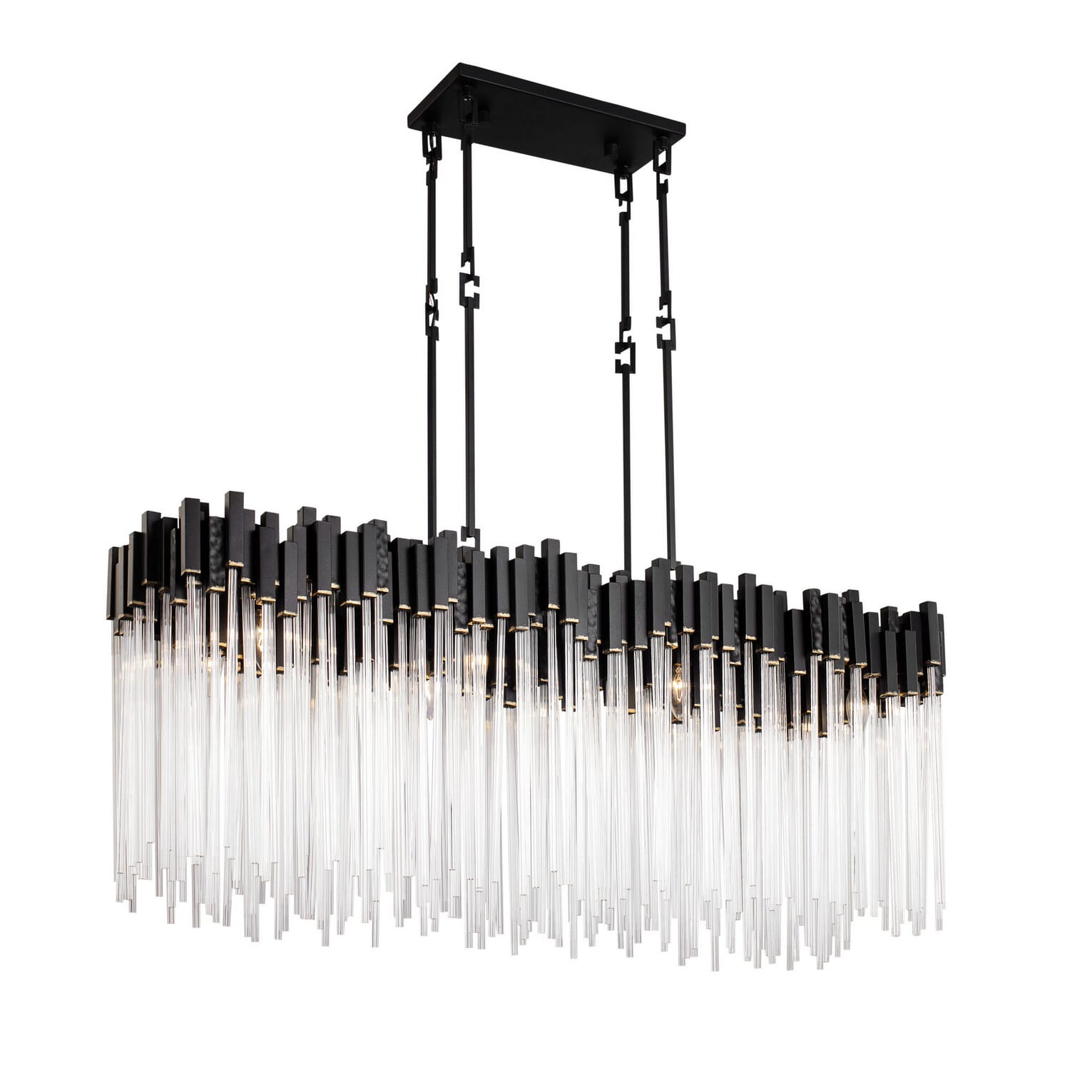 Eight Light Linear Pendant
