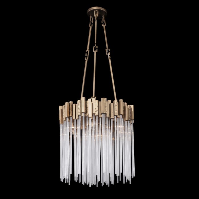 Varaluz Matrix 6-Light Pendant Light in Havana Gold Varaluz Matrix 6-Light Pendant Light in Havana Gold