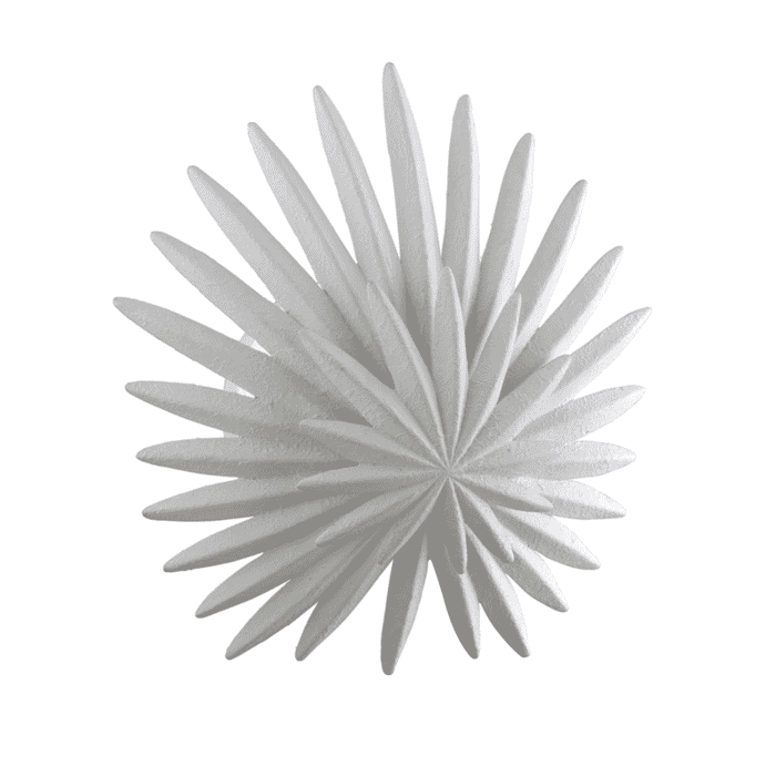 Corbett Savvy Wall Sconce in Gesso White Corbett Savvy Wall Sconce in Gesso White