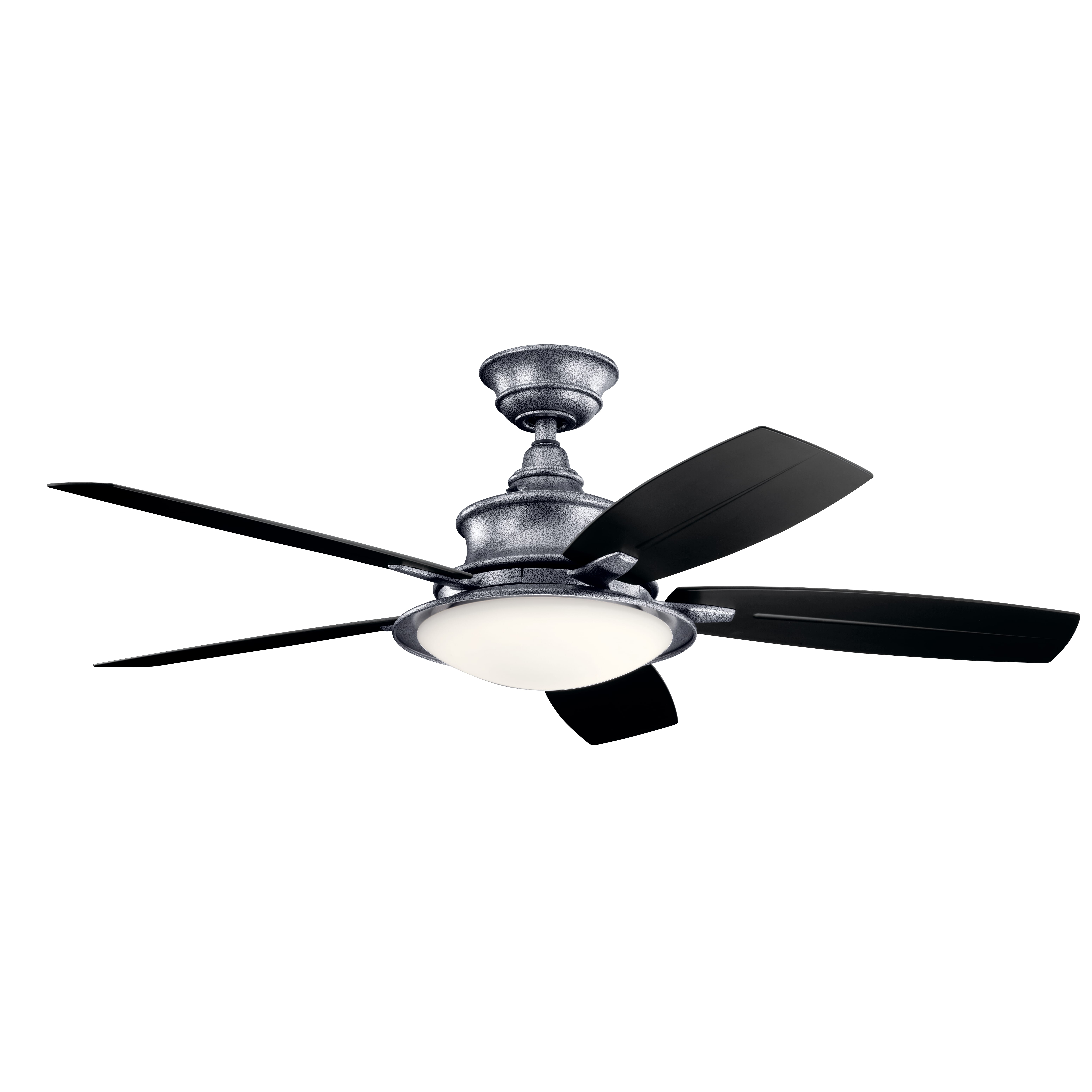 Cameron 52" Outdoor Ceiling Fan in Weathered Steel Powder Coat