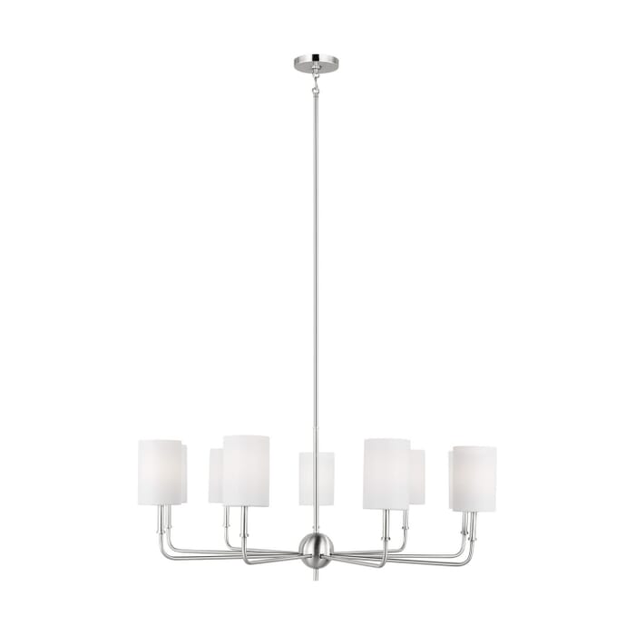 Foxdale 9-Light Chandelier in Brushed Nickel Foxdale 9-Light Chandelier in Brushed Nickel