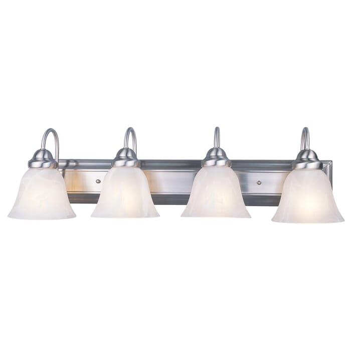 Z-Lite Lexington 4-Light Bathroom Vanity Light In Brushed Nickel Z-Lite Lexington 4-Light Bathroom Vanity Light In Brushed Nickel