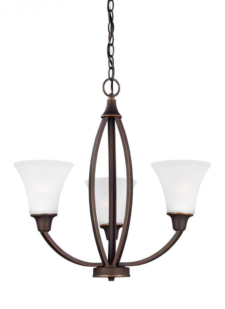 Metcalf 3-Light Chandelier in Autumn Bronze