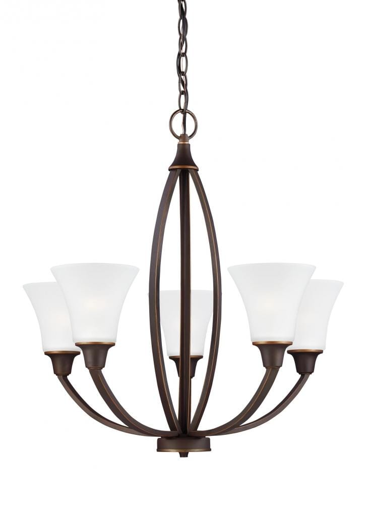 Metcalf 5-Light Chandelier in Autumn Bronze