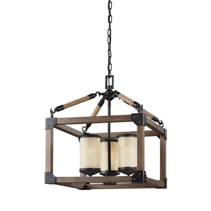 Sea Gull Dunning 3-Light Chandelier in Stardust Sea Gull Dunning 3-Light Chandelier in Stardust