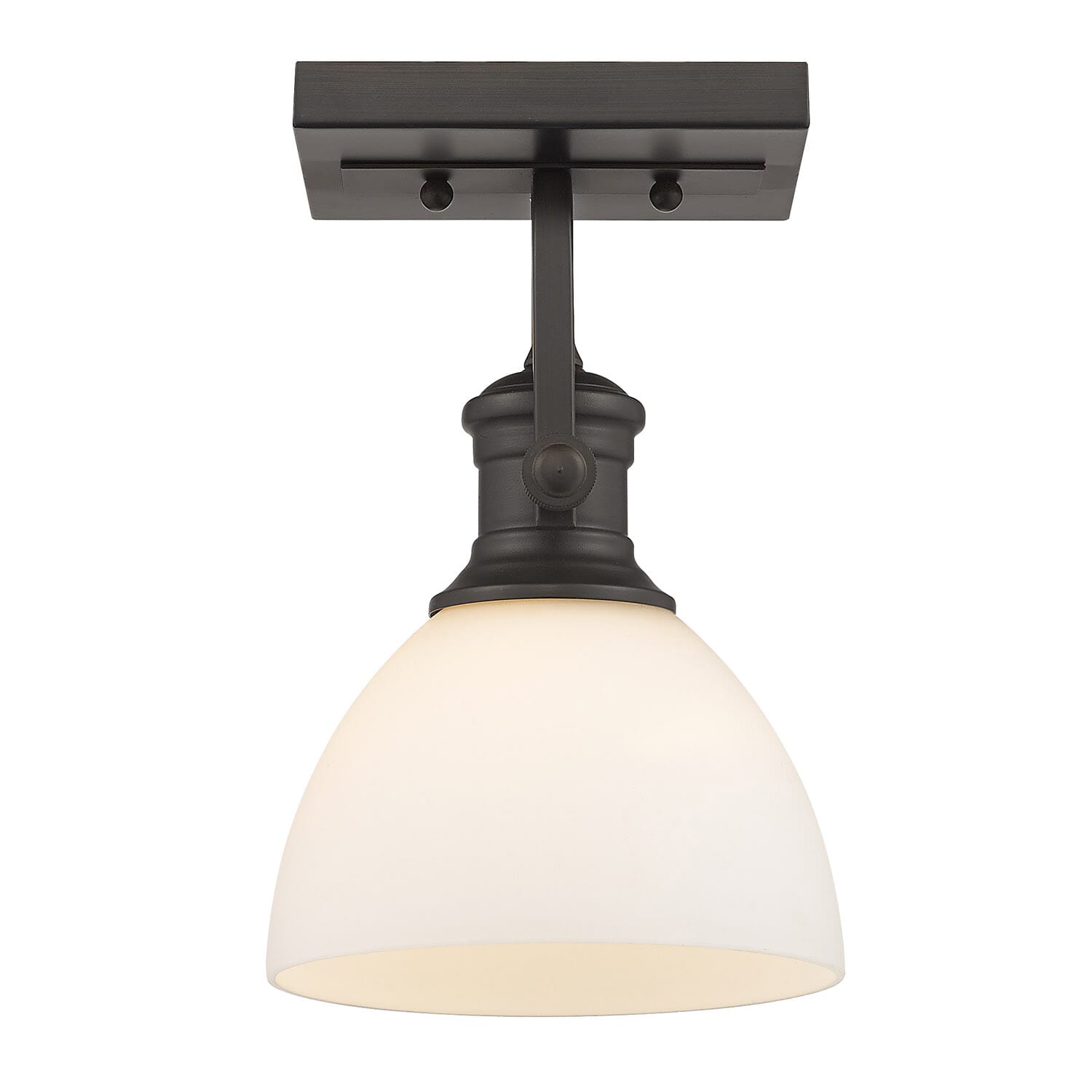 Golden Hines Ceiling Light in Rubbed Bronze